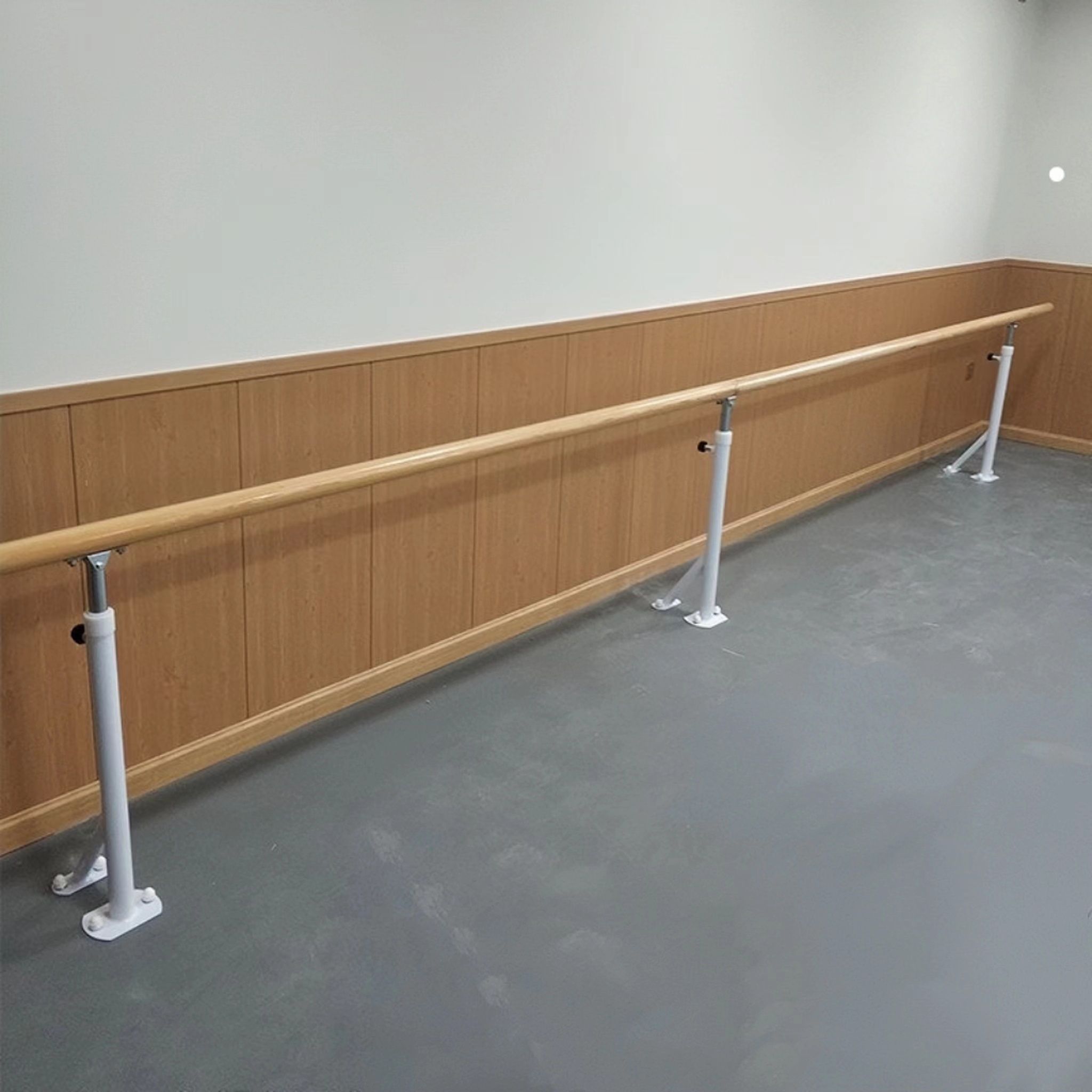 舞蹈把杆壁挂式压腿杆双层固定教室家用成人儿童可升降把杆舞蹈杆