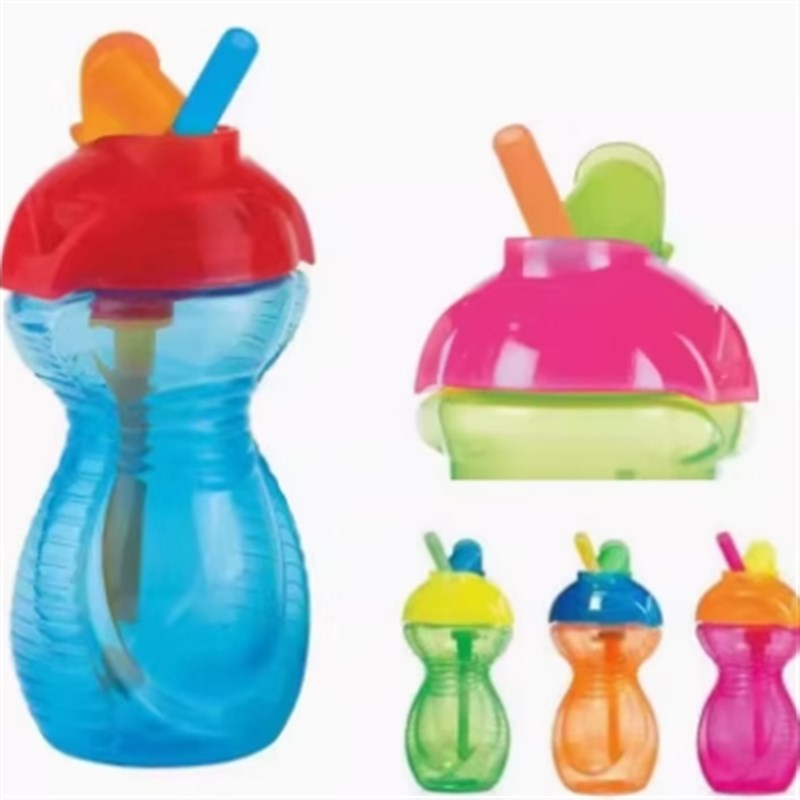 美国Munchkin吸管杯266ml学饮杯饮水杯