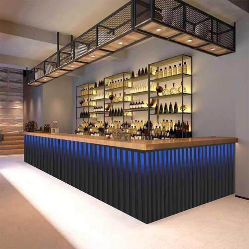 工业风酒馆酒吧清吧吧台奶茶店餐饮店收银台咖啡厅出餐台转角定制