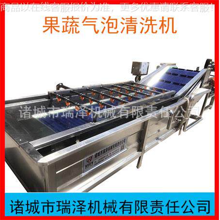 龙虾小气全泡清洗机 自动果蔬清设备 洗净菜加工生产线