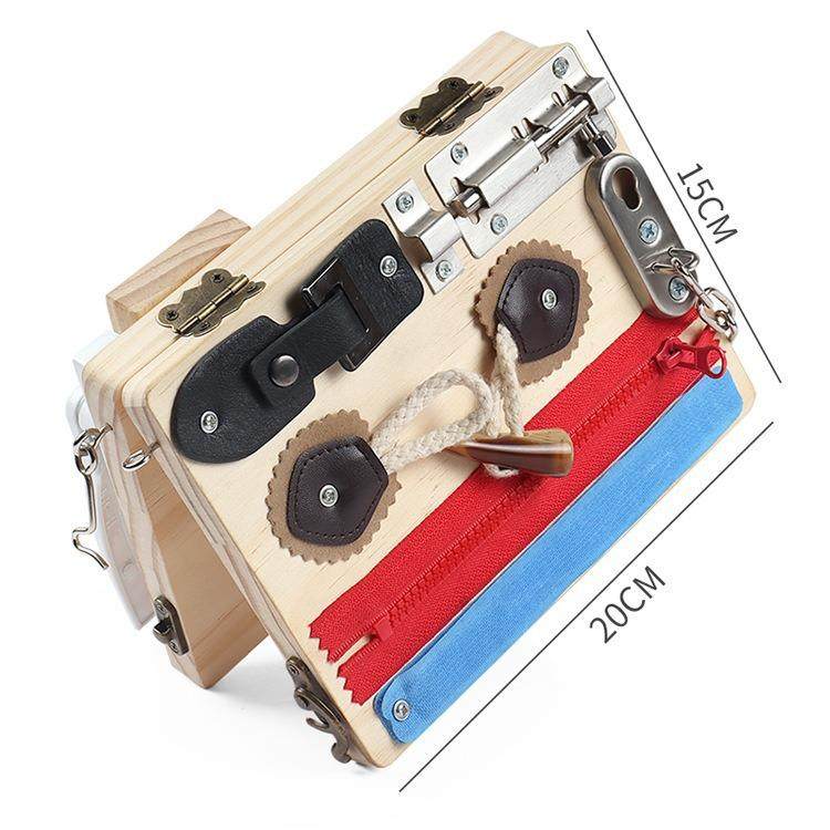 儿童蒙氏趣味折叠忙碌板宝宝启蒙早教具益智开锁木质忙碌块玩具,畜牧/养殖物资,畜牧/养殖器械,淘宝优惠券,粉丝福利购,淘宝优惠卷