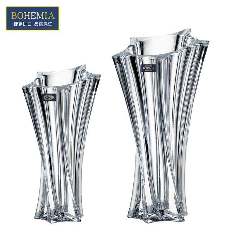 捷克进口水晶花瓶奢华欧式大号透明加厚插花现代玻璃家用大花瓶,清洗/食品/商业设备,风口/风叶/风机配件,淘宝优惠券,粉丝福利购,淘宝优惠卷