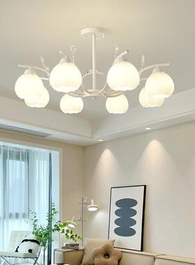客厅主灯现代简约法式奶油风南瓜卧室灯2022年新款网红餐厅吸顶灯