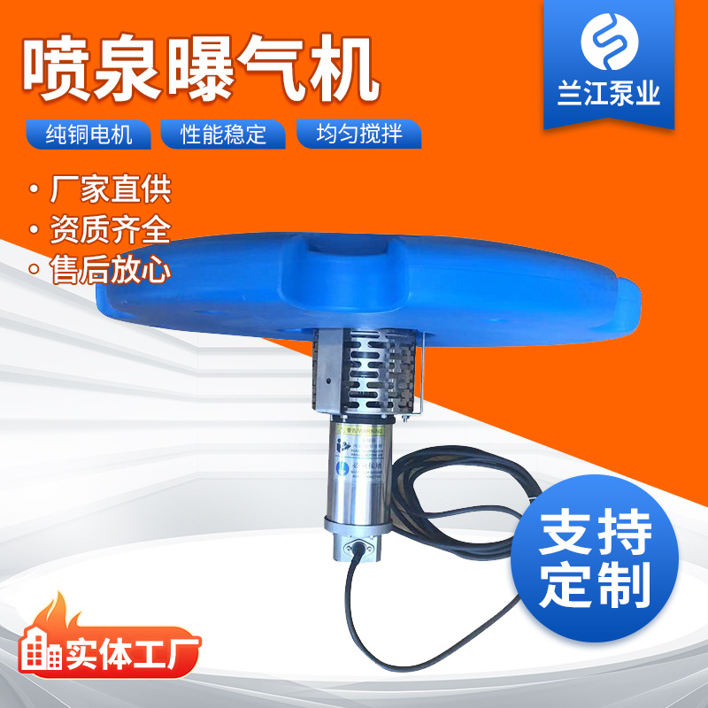 喷泉曝气机 厂家生产生态休闲乐园漂浮式循环水体源头厂家定制