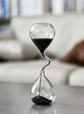 创意细颈艺术沙漏计时器摆件个性家居毕业季办公室书房桌面装饰品