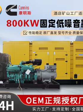 康明斯800kw1000kva集装箱式柴油发电机组 固定低噪音 备用电源