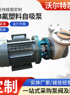 50FZB-25L氟塑料化工自吸泵 防爆自吸泵  FZB氟塑料自吸泵