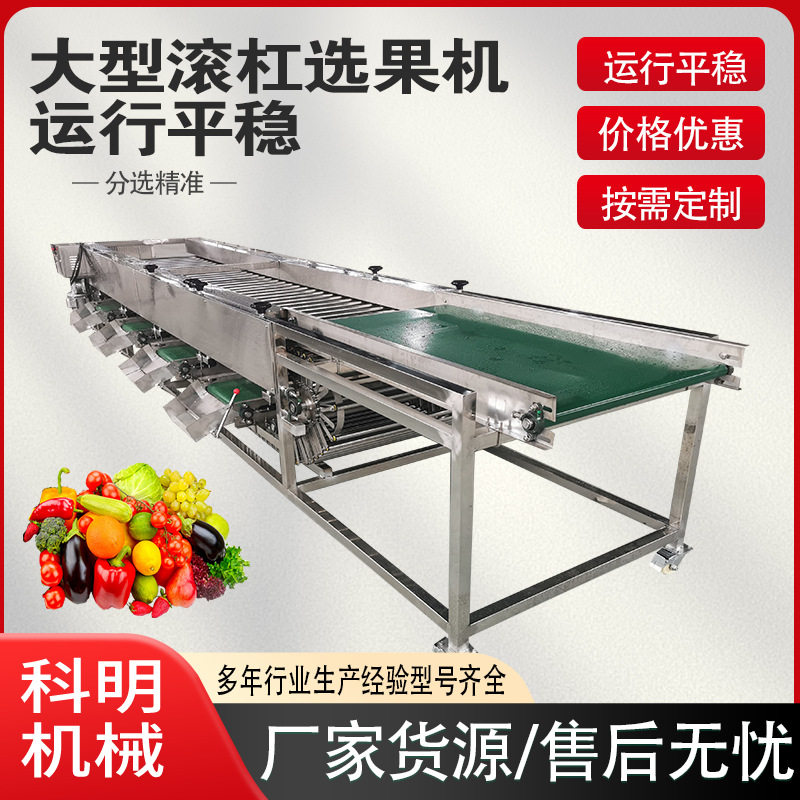 全自动滚杠式水果分拣机蓝莓分选机灰枣大枣分级机胡萝卜分选机,清洗/食品/商业设备,选果机/分选机,淘宝优惠券,粉丝福利购,淘宝优惠卷