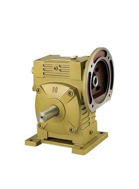 蜗轮蜗杆减速机WPWD40 WPWD50铁壳WP涡轮小型硬齿面减速器齿轮箱