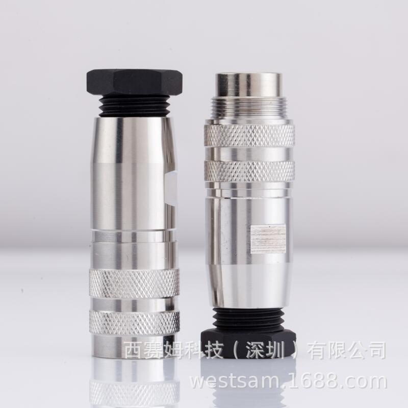 通讯M16-7冷压低频PA66防水423系列圆形连接器接头性能防尘防水