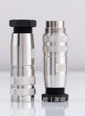 通讯M16-7冷压低频PA66防水423系列圆形连接器接头性能防尘防水