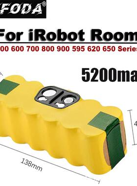 适用于IRobotRoomba的14.4V3300mAh机器人吸尘器电池50060070