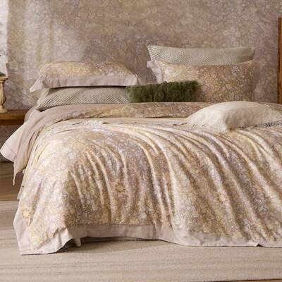 Libon丽本轻奢高端100S臻品御绒数码印花四件套床单被套床品