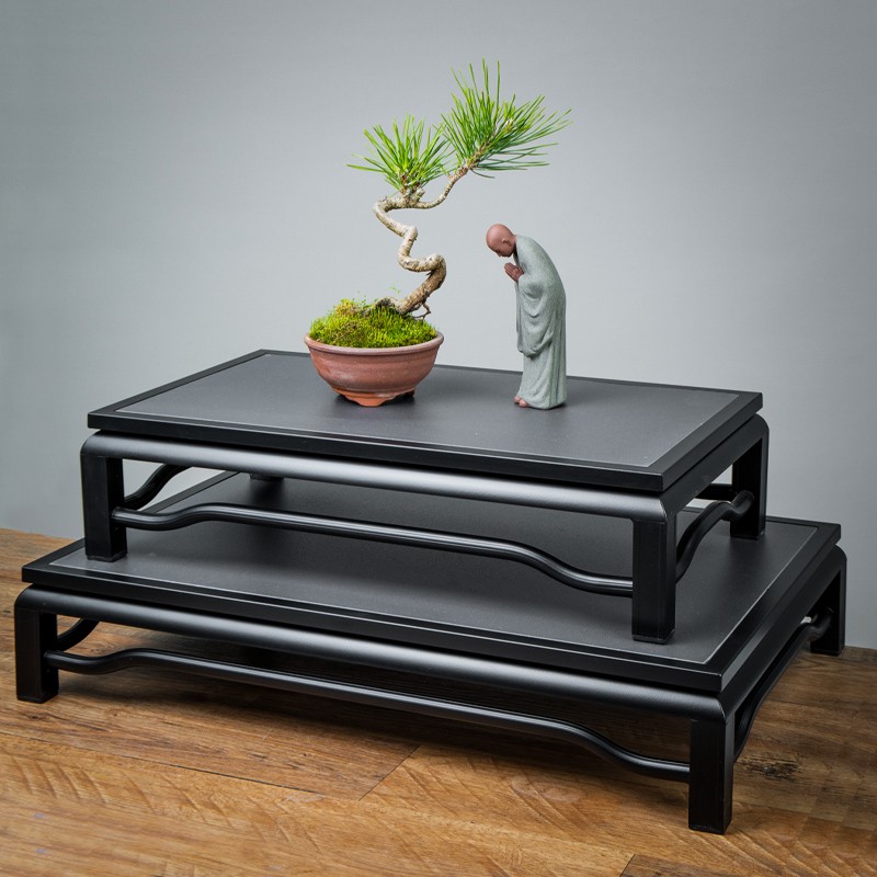 盆景铝合金底座长方n形案台盆景架盆景几架户外桌面室外大型花架