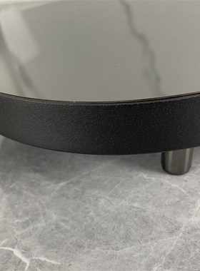 现代简约轻奢金属镜面托盘摆件样板间售楼处客厅软装饰品桌面摆设