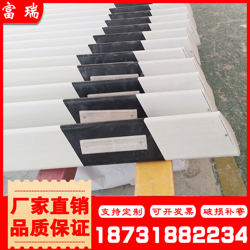 双面反光柱式轮廓标警示桩警示柱D玻璃钢里程碑百米桩公路界碑