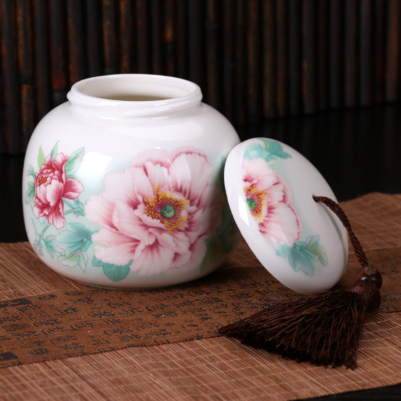 800ml陶瓷密封罐2斤装1000克蜂蜜膏方专用罐硅胶口液体罐花蜜罐子