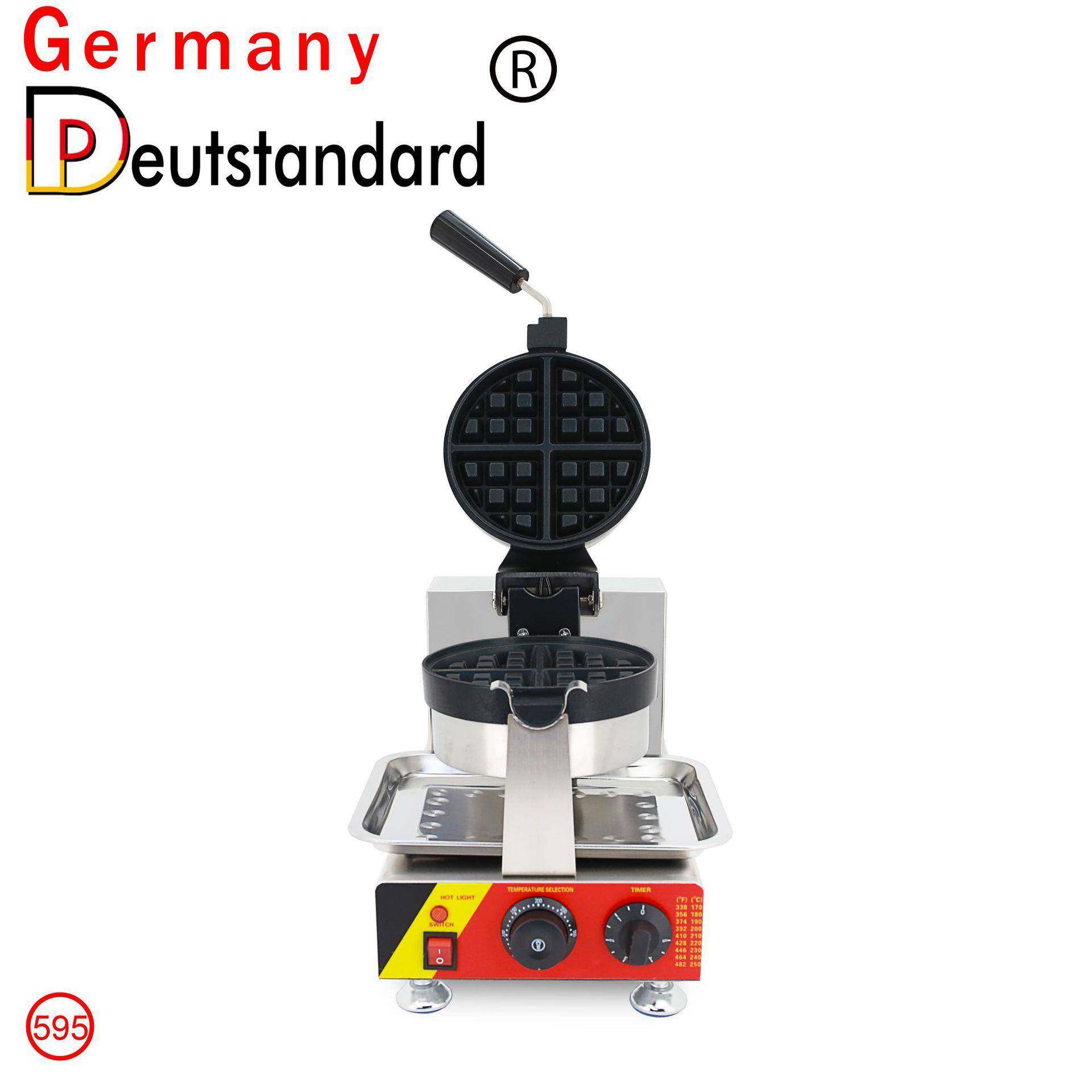 华夫饼机旋转大格华夫炉格子松饼荷氏松饼窝夫设备松饼机小吃设备