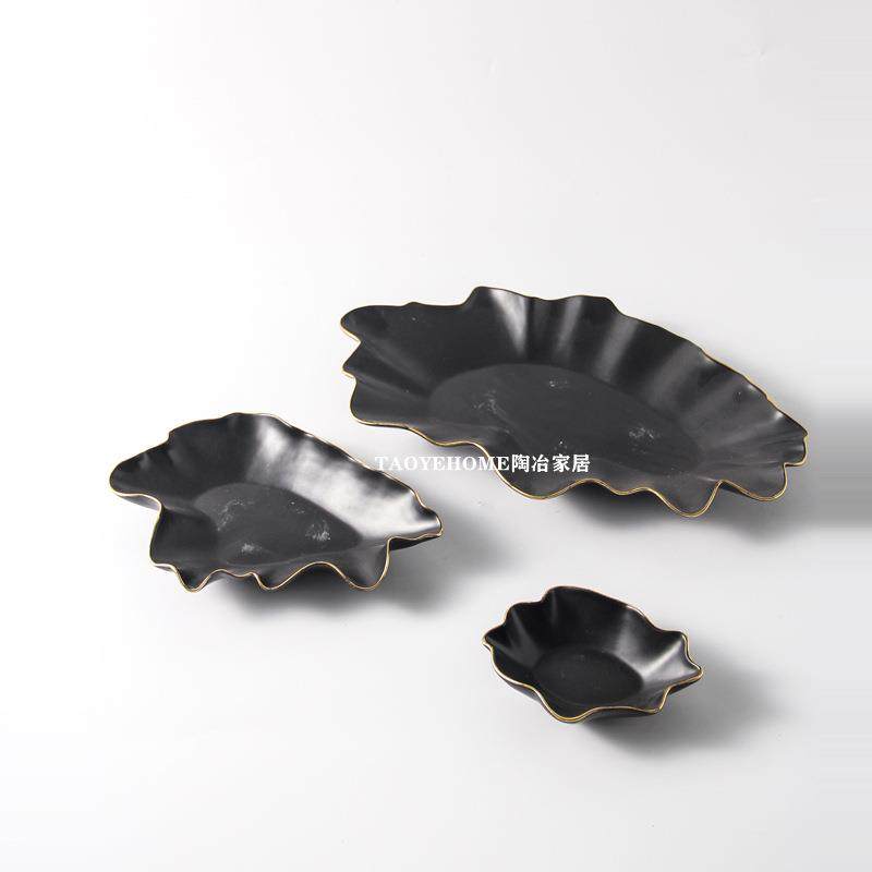 简约黑描金多边陶瓷花瓶居家样板间果盘装饰品民宿餐桌插花器摆设,清洗/食品/商业设备,风口/风叶/风机配件,淘宝优惠券,粉丝福利购,淘宝优惠卷