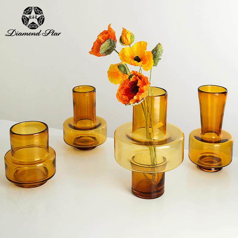 钻石星圆筠玻璃花瓶水培鲜花植物插花器家居桌面软装饰品摆件花瓶,清洗/食品/商业设备,风口/风叶/风机配件,淘宝优惠券,粉丝福利购,淘宝优惠卷