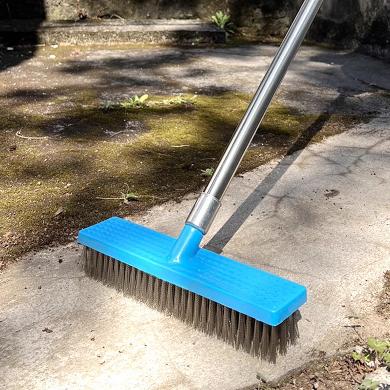 钢丝刷不锈钢硬毛地刷长柄庭院卫生间浴室地板刷去青苔水泥地刷子