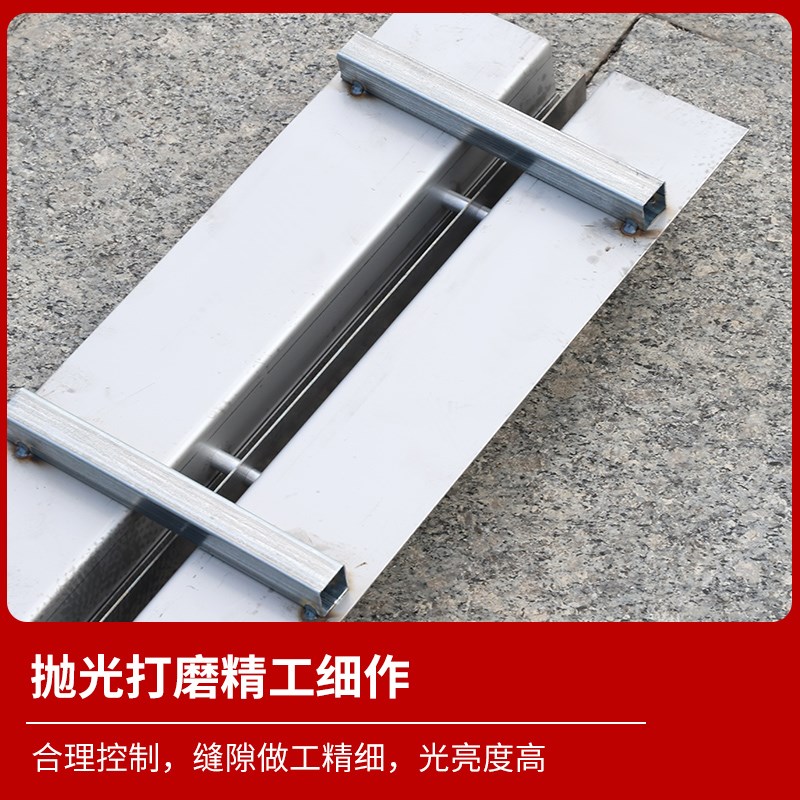 树脂线性排水沟u型槽304不锈钢缝隙式排水沟盖板下水Y道成品排水