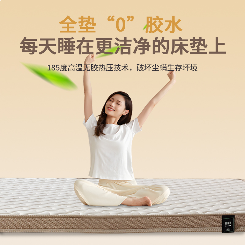 天然棕垫床垫加硬环保纯椰粽榈护脊腰家用儿童软乳胶1Z0公分单人