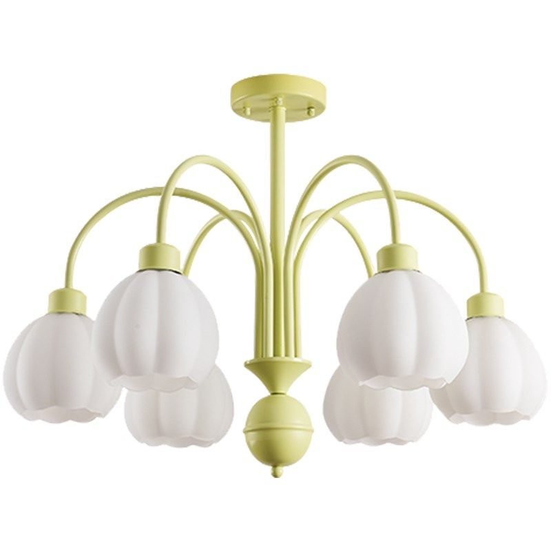 中古客厅灯温馨卧室书房灯具网红奶油南瓜吊灯法式田园书房主卧灯,家装灯饰光源,客厅吊灯,淘宝优惠券,粉丝福利购,淘宝优惠卷