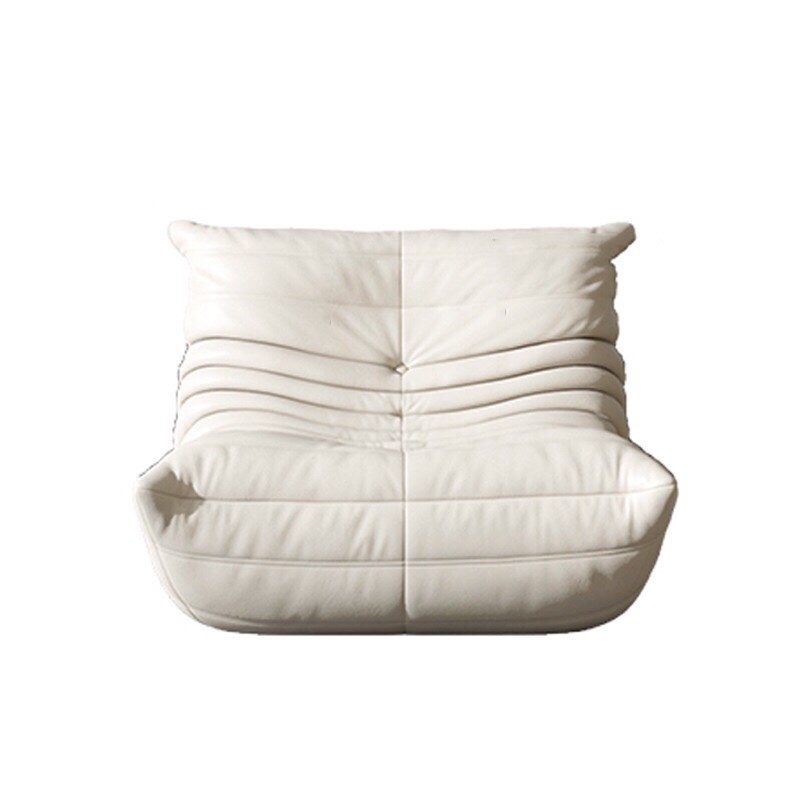 毛毛虫懒b人沙发togo躺椅轻奢单人网红卧室阳台超纤皮麂皮绒榻榻