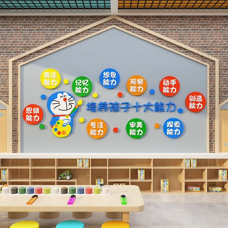 幼儿园笑脸文化墙面装饰教师风采展示照片走廊环创主题设计互动贴,家居饰品,文化墙贴,淘宝优惠券,粉丝福利购,淘宝优惠卷