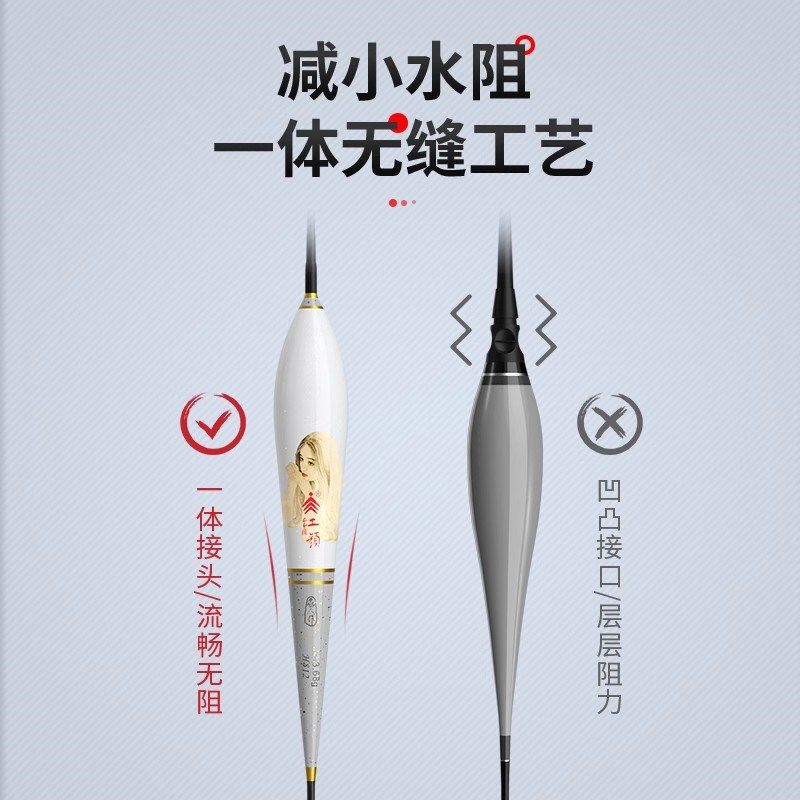 家人高灵敏夜光k漂一体超亮醒目电子漂日夜两用鱼漂鲫鲤浮漂