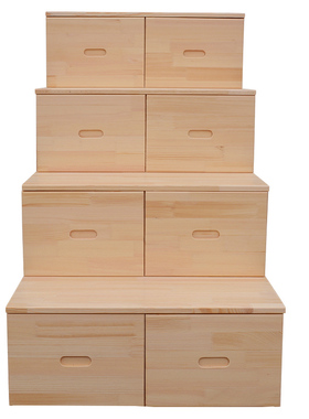 多功能实木梯柜抽屉式组合储物柜楼梯lofi阁楼松木收纳登高多踏步