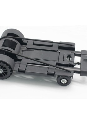 黑色折叠拉杆车手拉车迷你A行李车买菜拉货车便携购物车