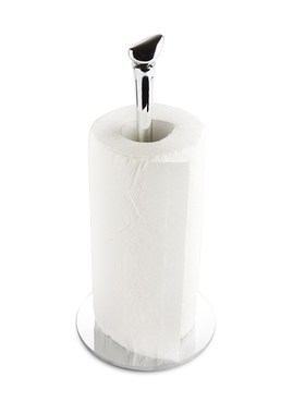 White Design 不锈钢纸巾架卷筒卫生纸架 厨房餐桌金属优雅设计创