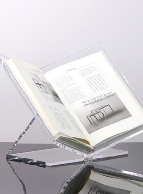 现代简约几何亚克力书架杂志架桌面摆件书房客厅办公室装饰品摆设