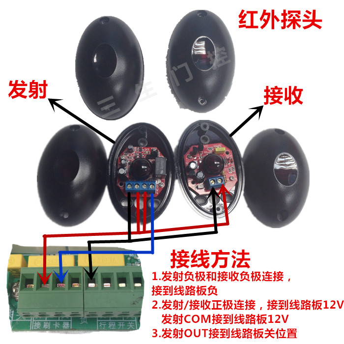 平移门红外线探头平移门H电机八字平开门电机