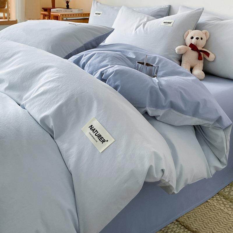 纯棉水洗棉四件套100全棉2023新款被套床单学生宿舍床上三件套,金属材料及制品,金属加工件/五金加工件,淘宝优惠券,粉丝福利购,淘宝优惠卷