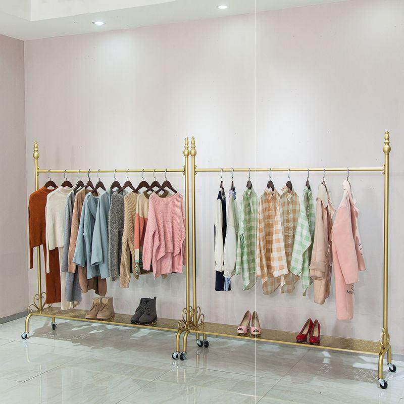 女装服装店货架衣架展示架金色落地式童装店衣服挂衣中岛摆摊架子,清洗/食品/商业设备,风口/风叶/风机配件,淘宝优惠券,粉丝福利购,淘宝优惠卷