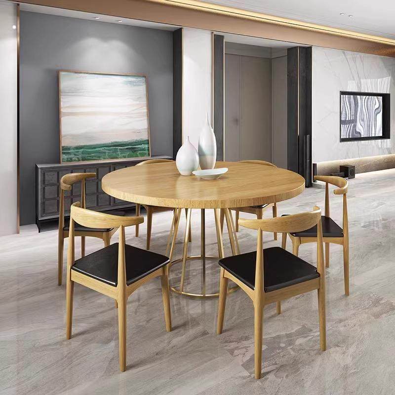 美式铁艺餐桌家用小户型圆桌饭店餐厅桌椅组合简约圆形实木洽谈桌,特色手工艺,其他特色工艺品,淘宝优惠券,粉丝福利购,淘宝优惠卷