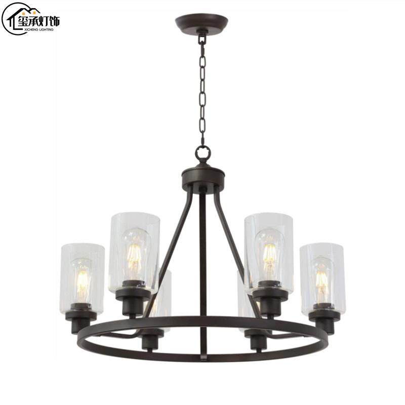 美式复古工业风餐厅6圆圈铁艺厨房蜡烛岛灯玻璃吊灯,清洗/食品/商业设备,风口/风叶/风机配件,淘宝优惠券,粉丝福利购,淘宝优惠卷