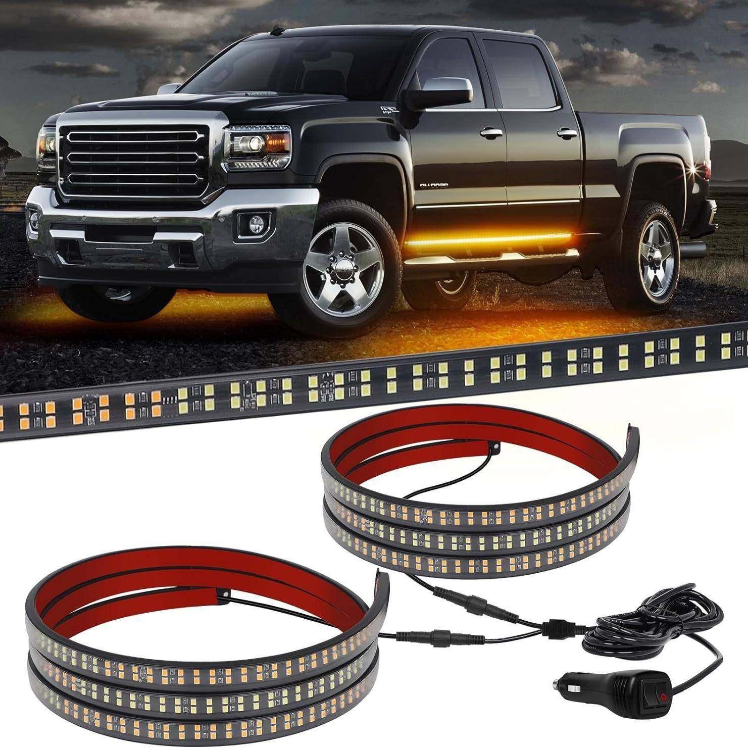 新款汽车led双排流水踏板灯条卡车紧急频闪灯皮卡车门警示灯条,自行车/骑行装备/零配件,更多零件/配件,淘宝优惠券,粉丝福利购,淘宝优惠卷