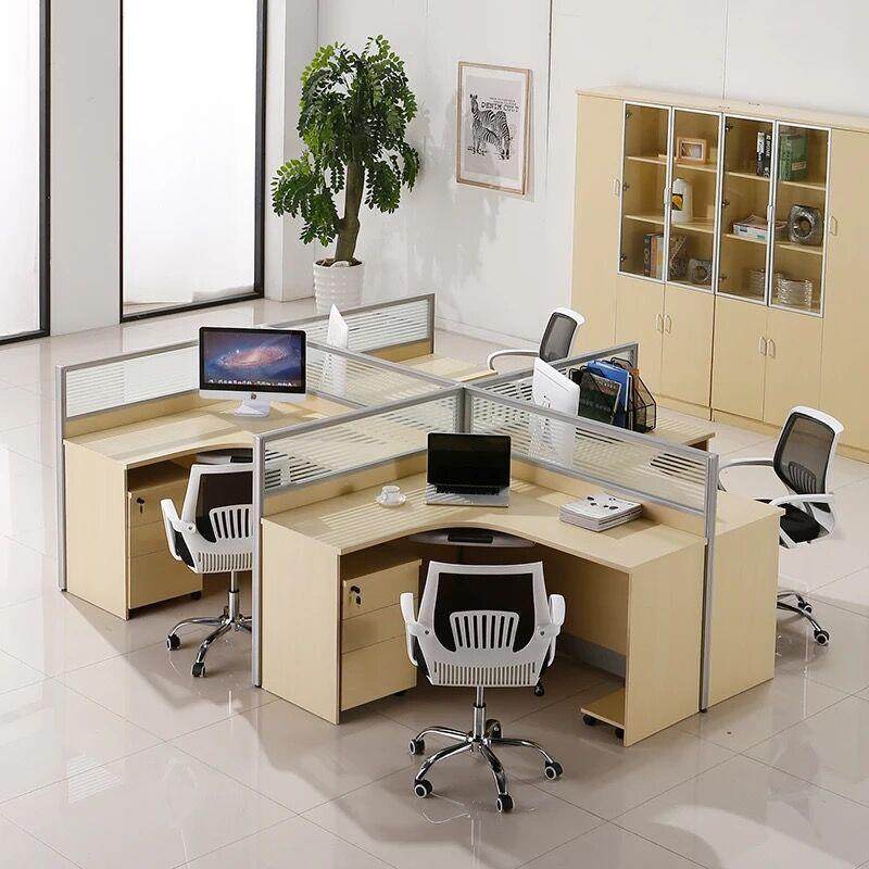 职员办公桌椅组合四4人位员工屏风隔断卡座L型电脑桌工作位,自行车/骑行装备/零配件,更多零件/配件,淘宝优惠券,粉丝福利购,淘宝优惠卷