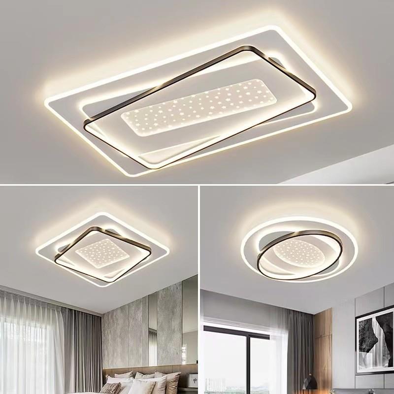 客厅大灯现代简约大气2024年新款创意小户型高档极简时尚吸顶主灯