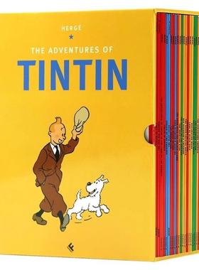 丁丁历险记系列黄盒装23册