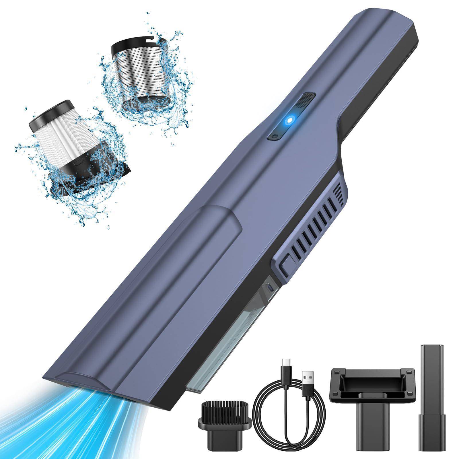 车载吸尘器小型便携式超强大吸力车用无线手持吸尘器家用一件起批