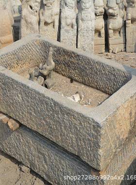 供应民间老石槽牛槽老式旧猪槽马槽各石磨流水景观