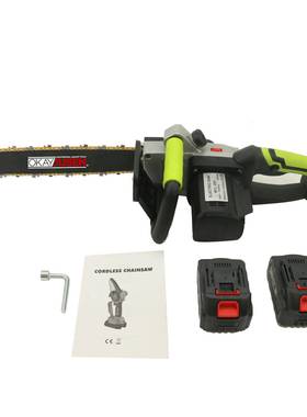 直销充电锂电锯手提电链锯家用园林伐木锯砍树伐锯木神器