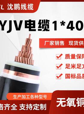 铜芯高压电缆10kv单芯yjv1*400/500/630yjv高压电缆国标销售