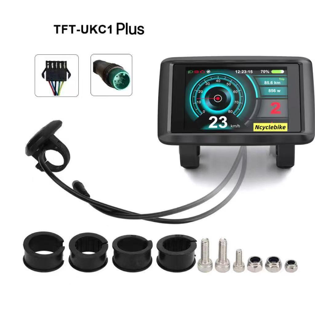 UKC1彩色显示屏36V 48V 60V 72V兼容52V,OMD2号通讯协议