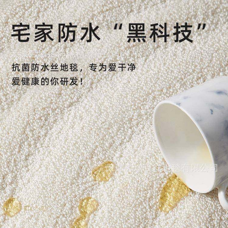 新西兰羊毛客厅地毯素色奶白纯色轻奢高级茶几毯卧室防水防污地垫,3C数码配件,其它配件,淘宝优惠券,粉丝福利购,淘宝优惠卷